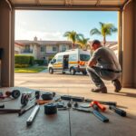 Garage Door Cable Repair Costs in Garden Grove