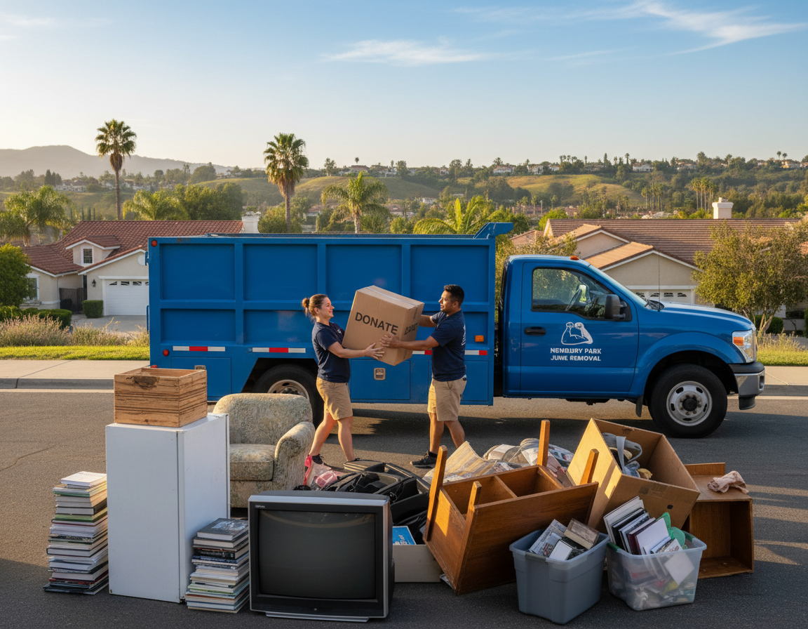 Junk Hauling in Newbury Park by DWMJ Junk Removal